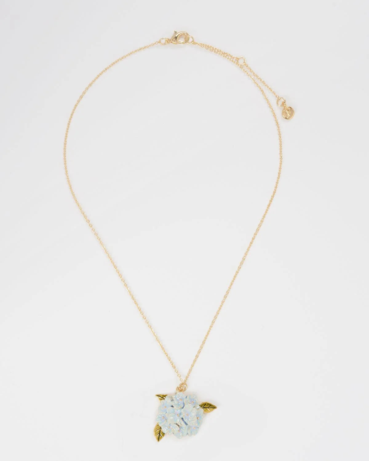 Gold Hydrangea Necklace