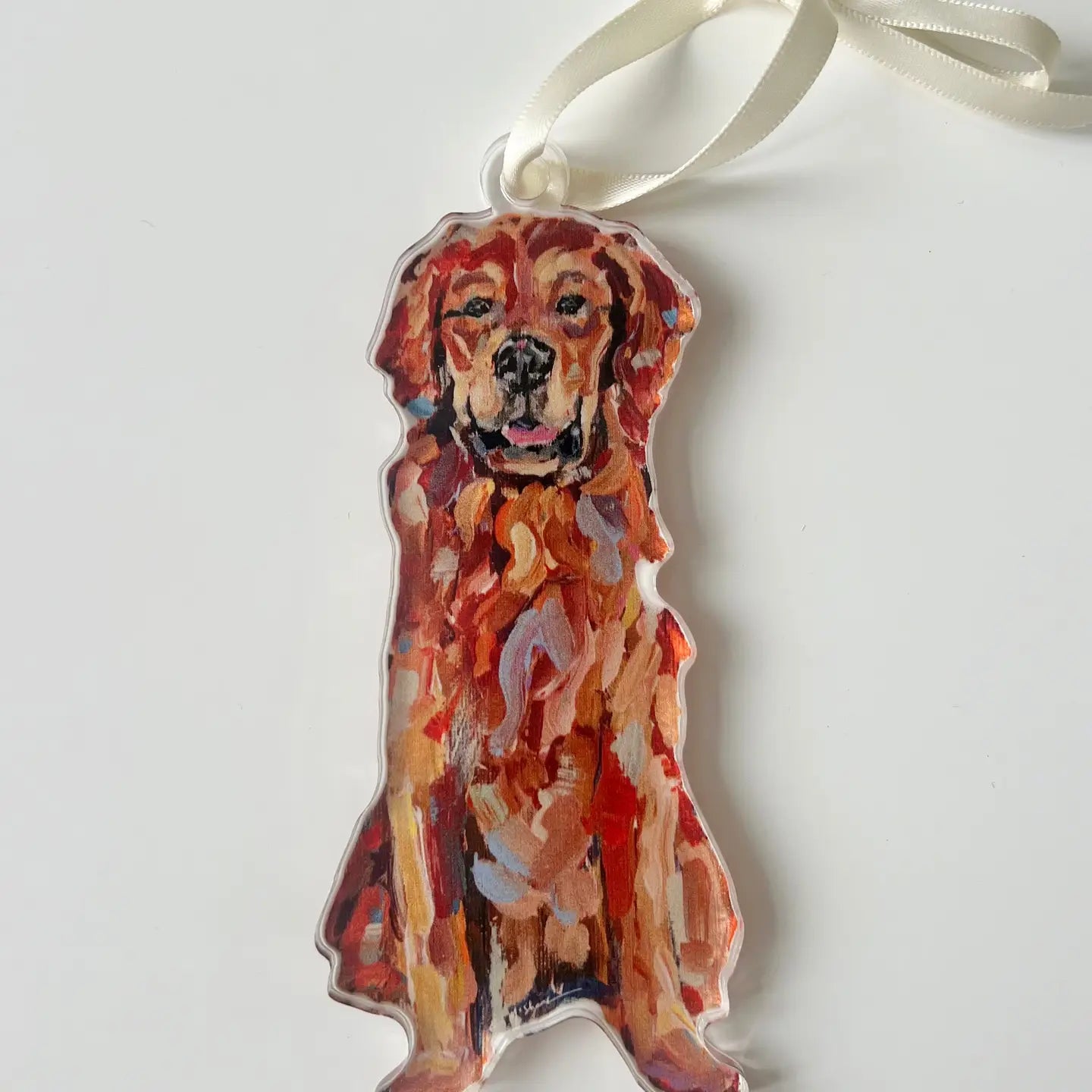 Dog Ornament - Golden Red