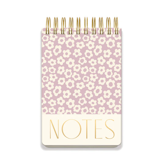 Large Chunky Notepad - Lilac Groovy Floral