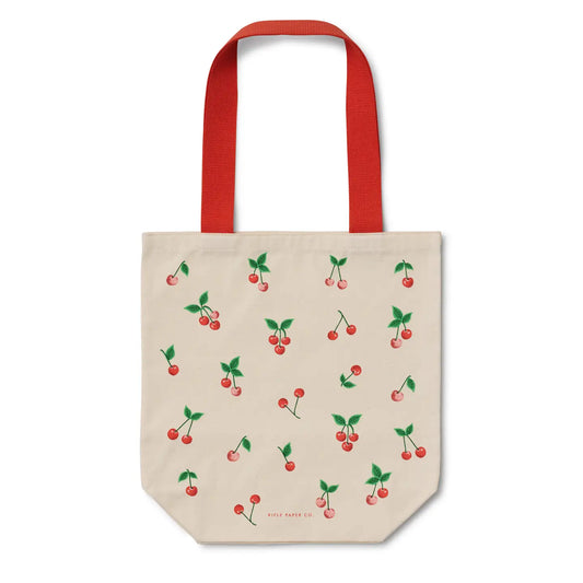 Cherries Canvas Tote Bag