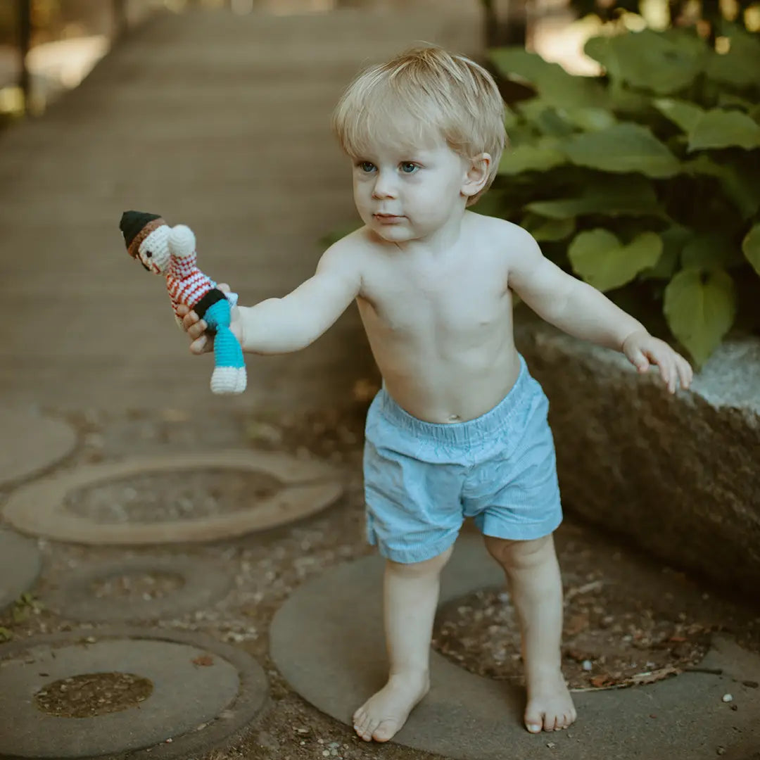 Mini Pirate Doll Rattle