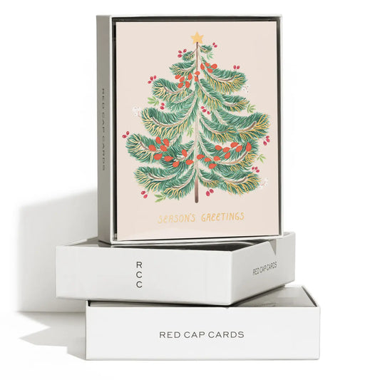 Boxed Cards - Festive Evergreen