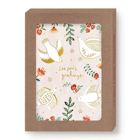 Boxed Cards - Doves Season's Greetings