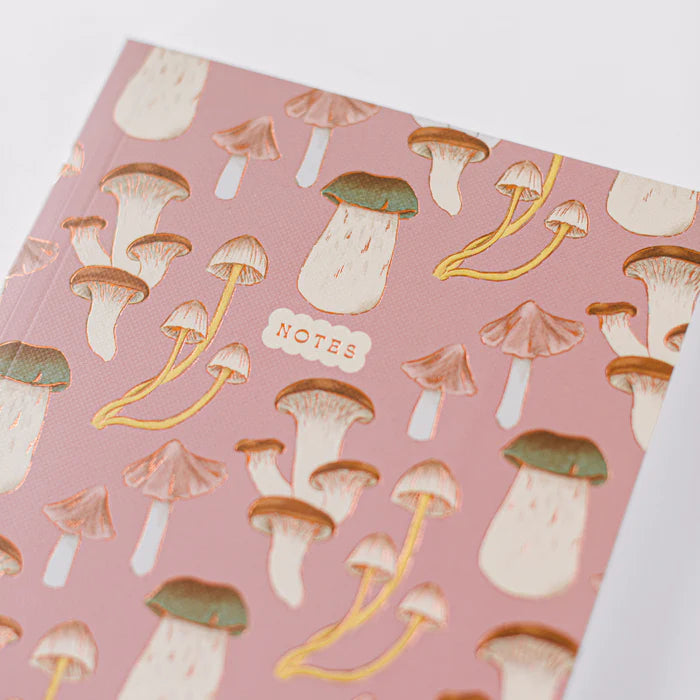 Pink Mushroom Notebook