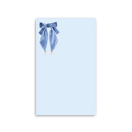 Parisian Blue Bow Notepad