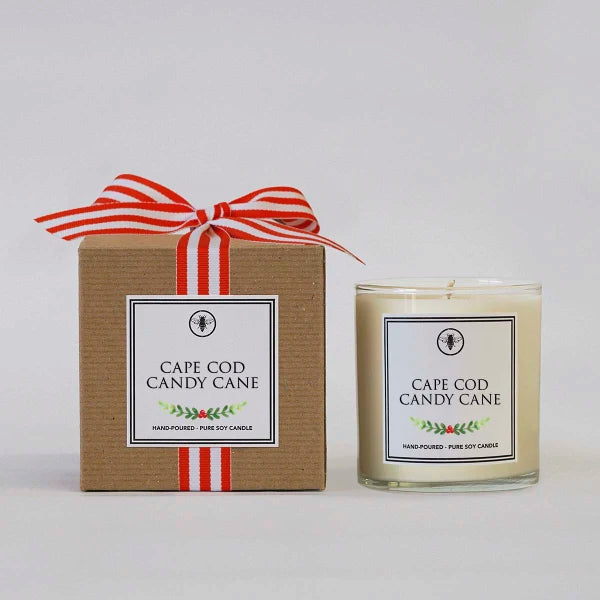 Candle - Cape Cod Candy Cane