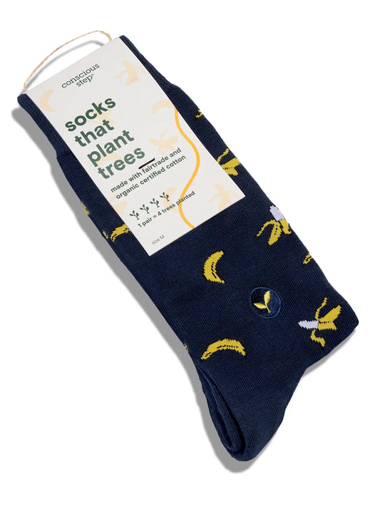 Socks That Plant Trees - Bananas