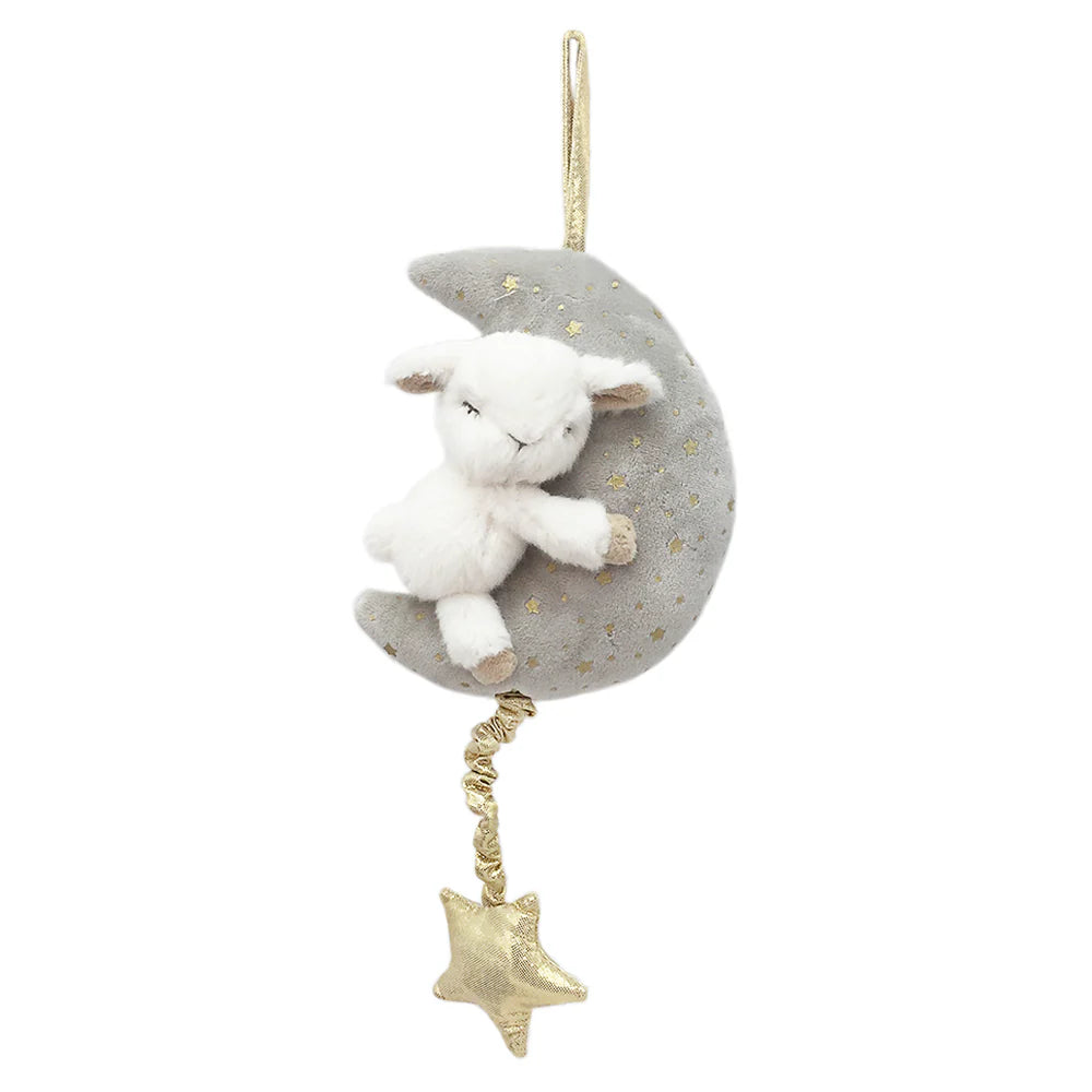 Musical Pull Mobile - Lamb & Moon