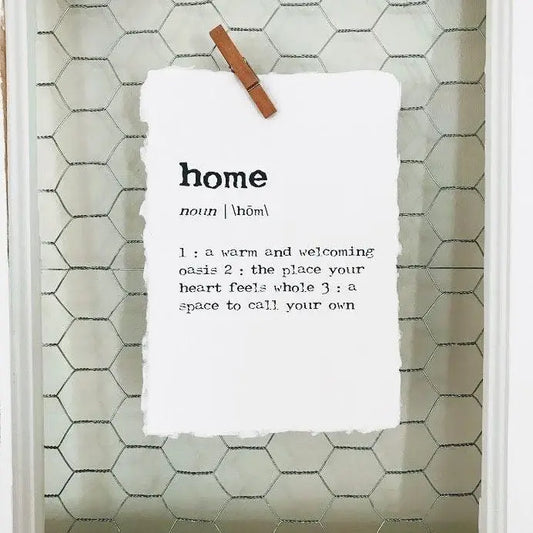 Home Definition Print