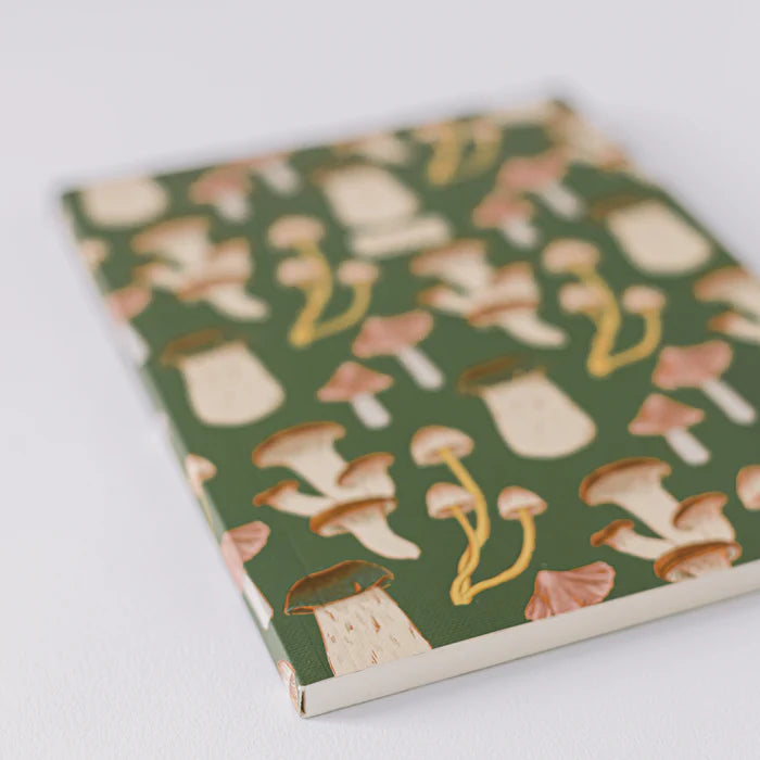 Green Mushroom Notebook