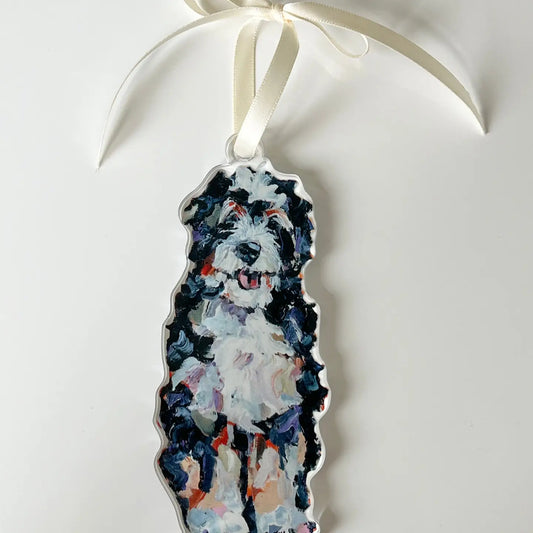 Dog Ornament - Bernedoodle