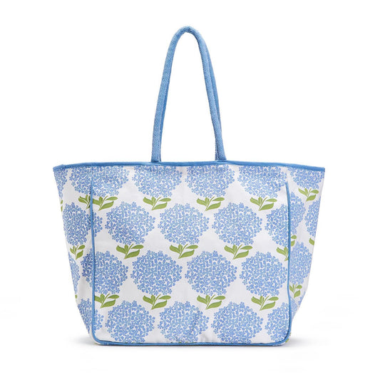 Hydrangea Printed Tote Bag