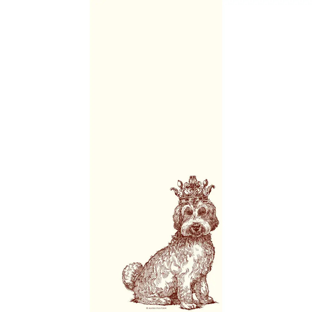 Long Notepad - Royal Labradoodle