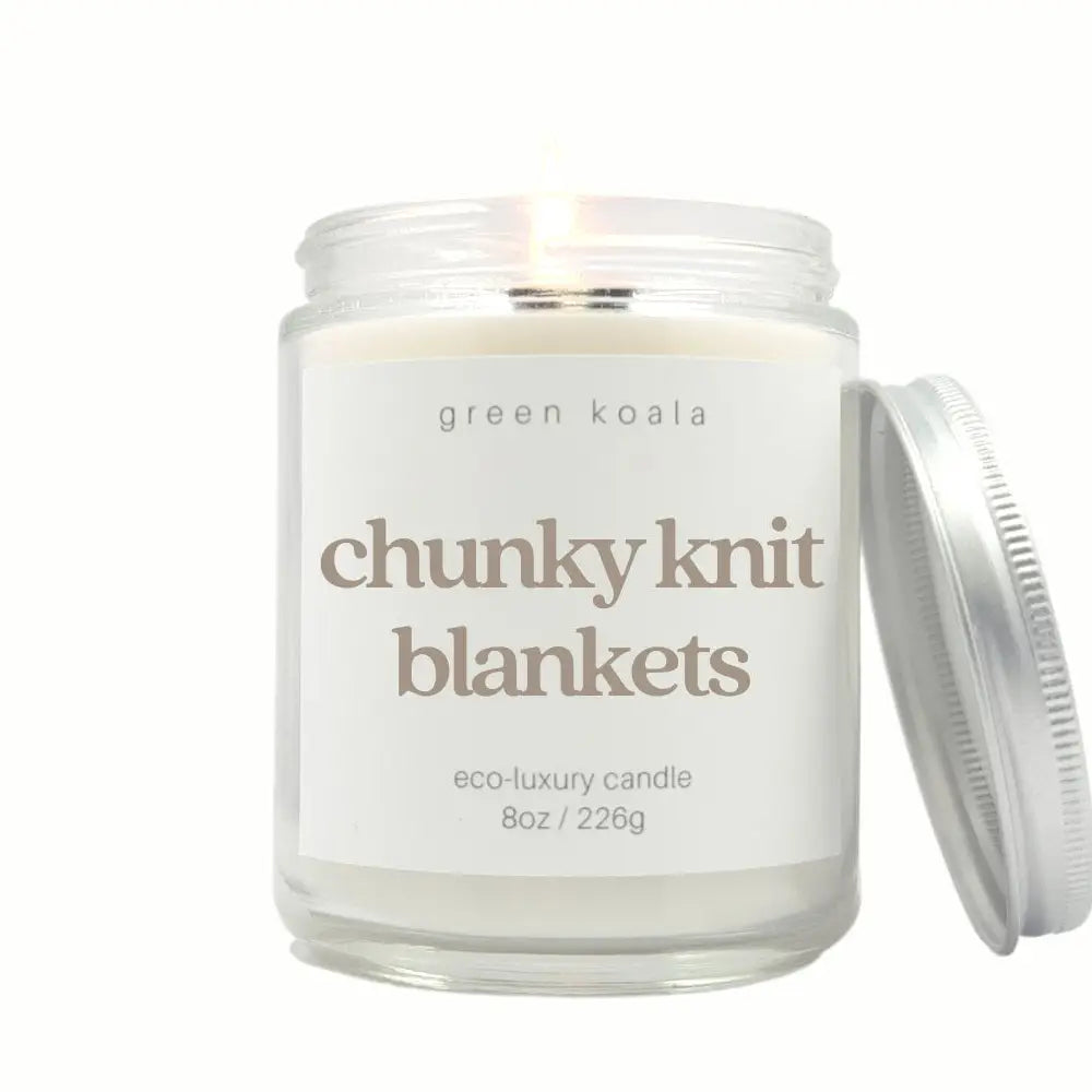 Candle - Chunky Knit Blanket