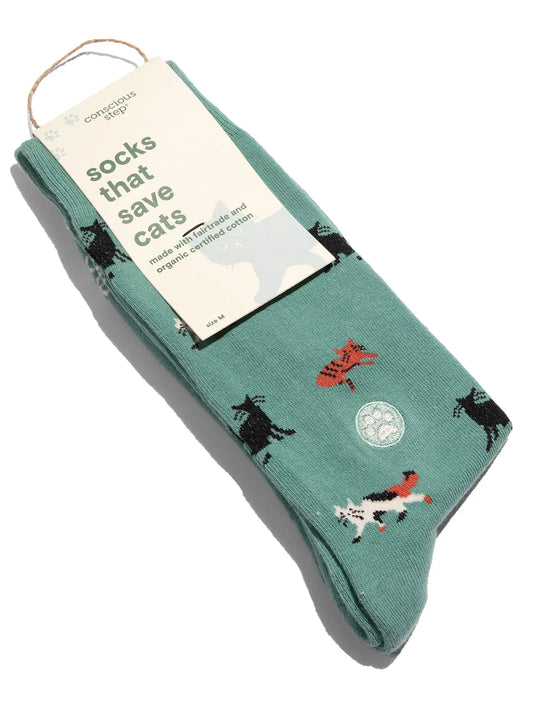 Socks That Protect Cats - Teal