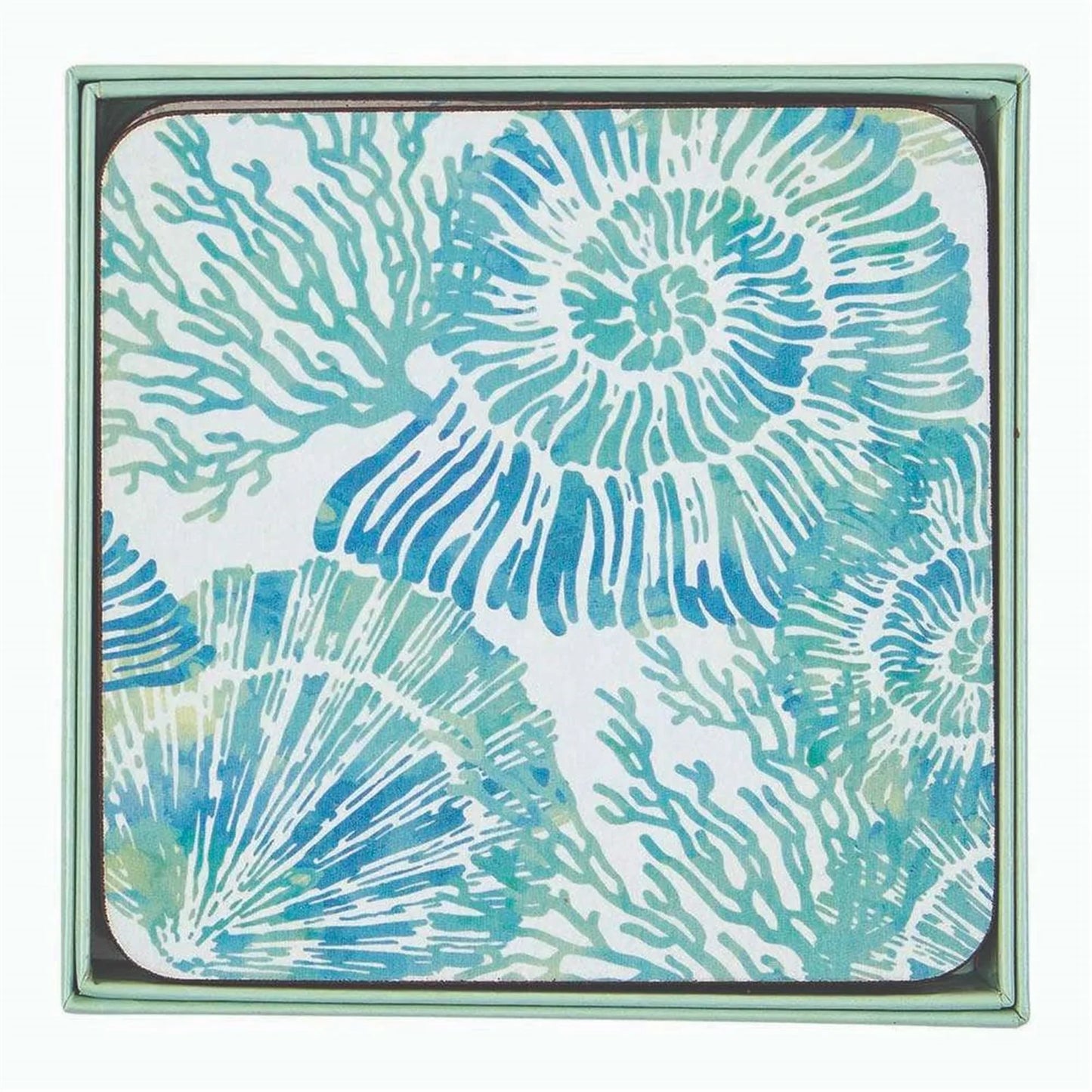 Set of 4 Coasters - Nautilus