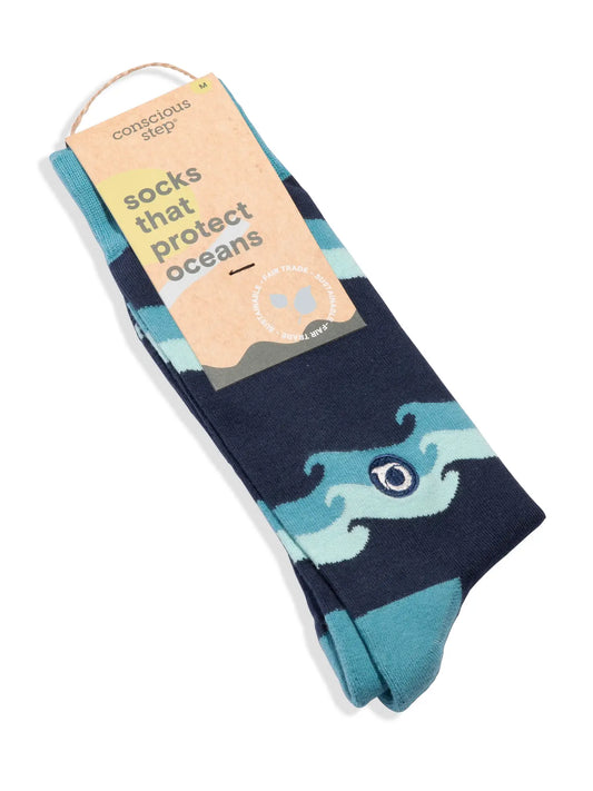 Socks That Protect the Oceans - Rolling Waves