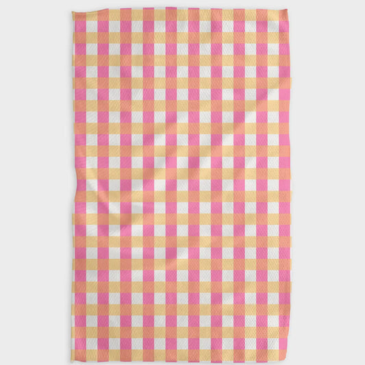 Dish Towel - Table For Two Pink