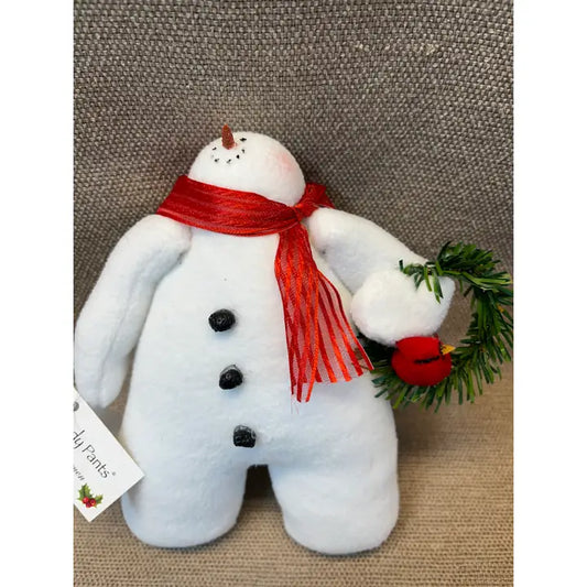 Sandy Pants Snowman - Visitor Wreath