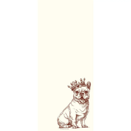 Long Notepad - Royal French Bulldog