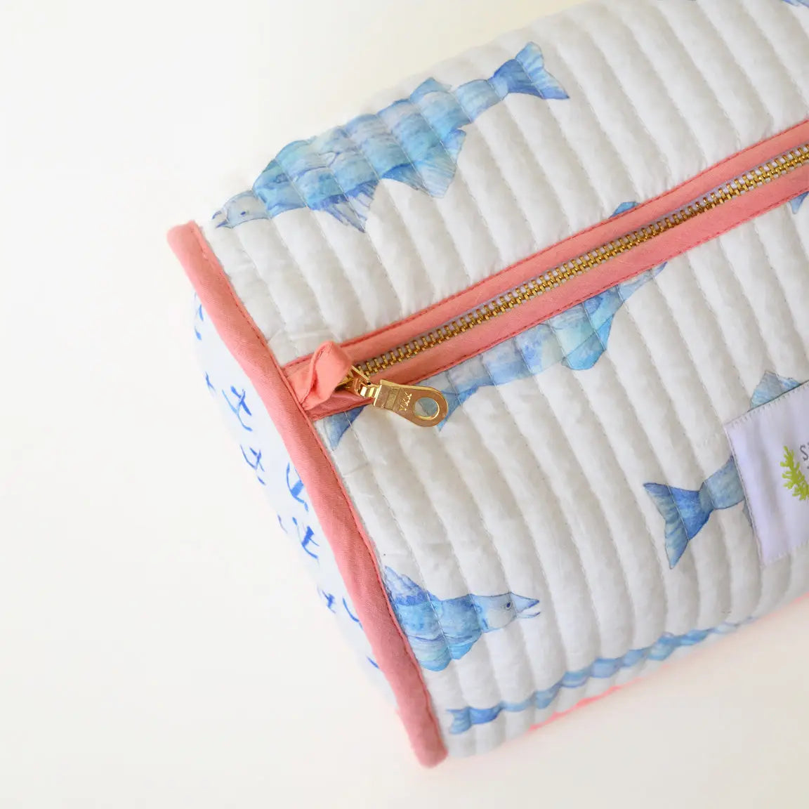 Blue Fish Cosmetic Pouch