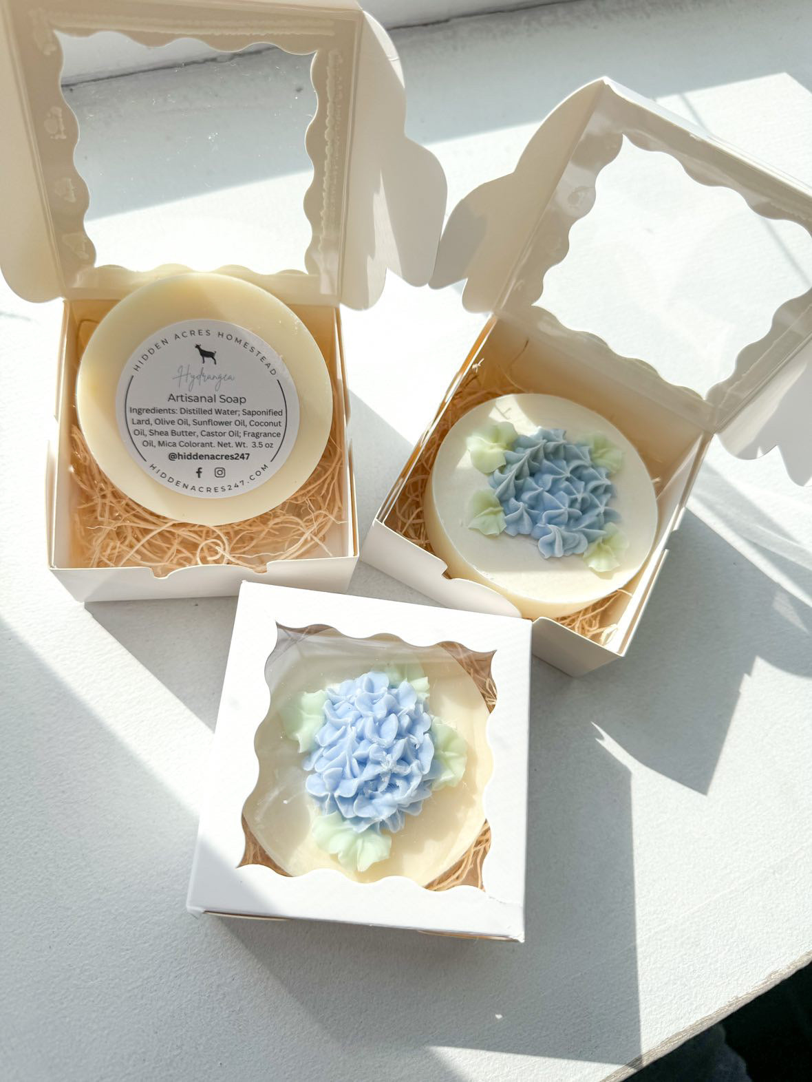 Hydrangea Soap