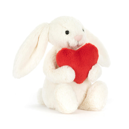 Bashful Red Lover Heart Bunny