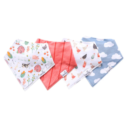 Farmstead Bandana Bib Set