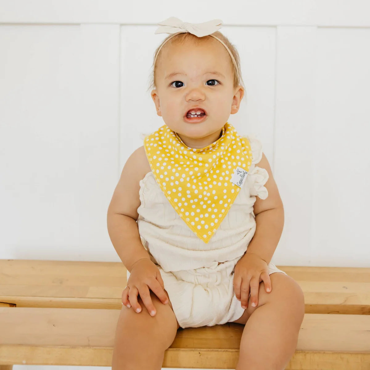 Lemon Bandana Bib Set