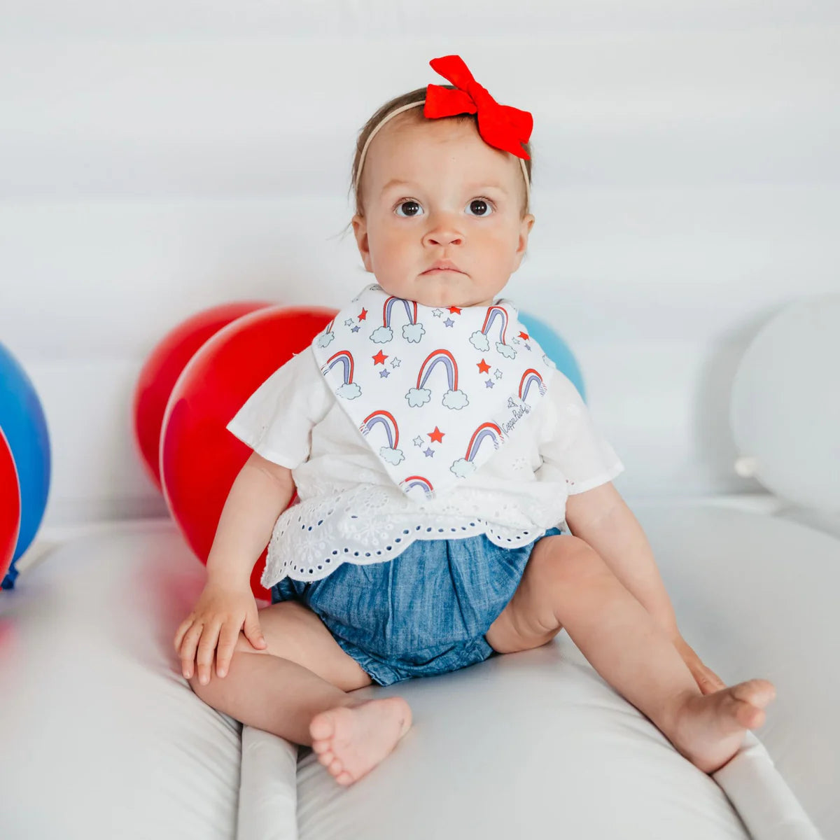 Liberty Bandana Bib Set