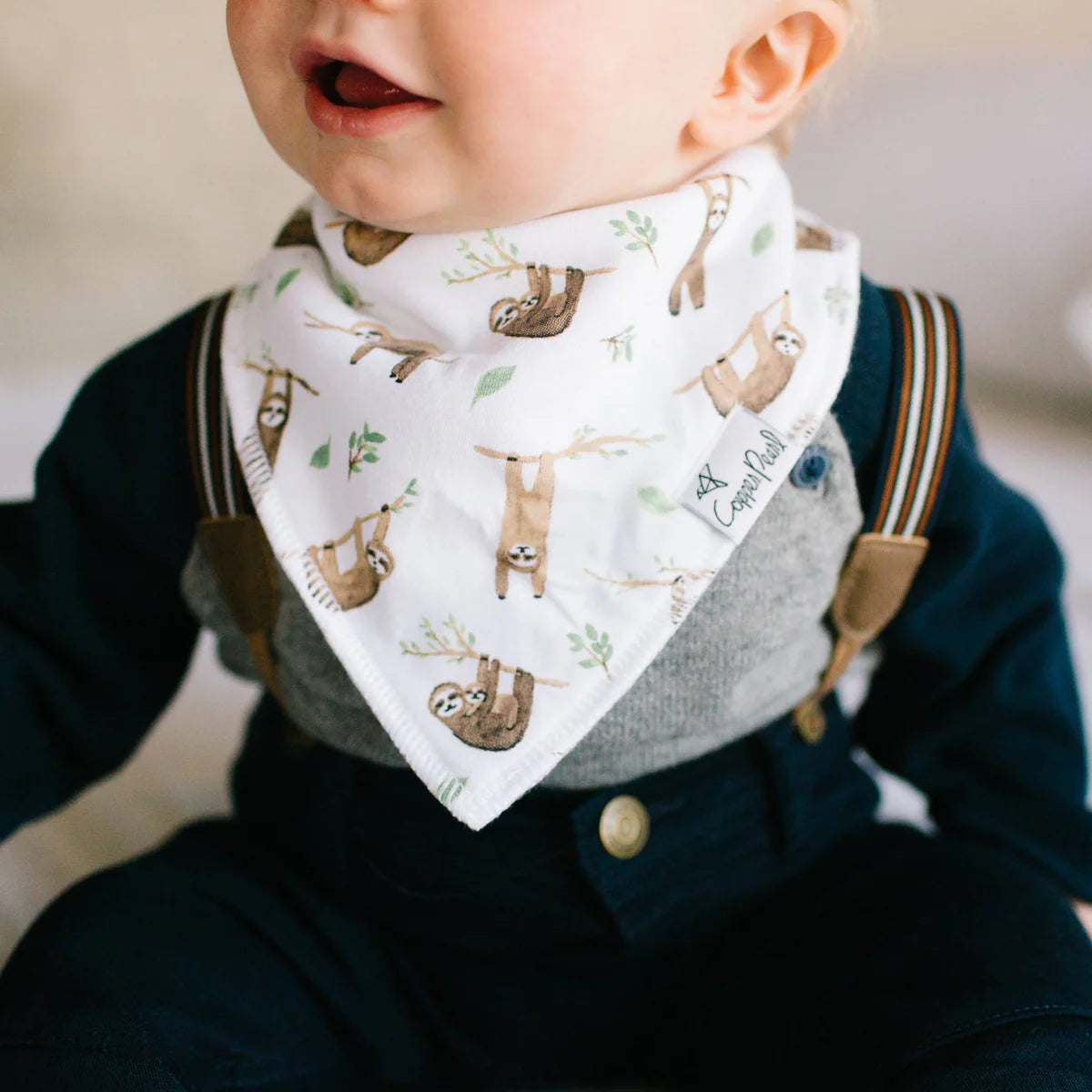 Set of 4 Bandana Bibs - Noah