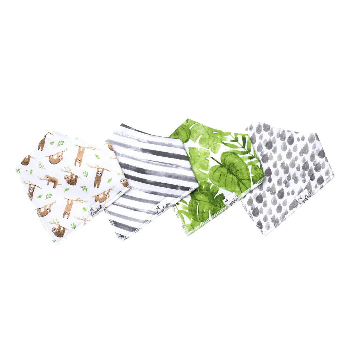 Set of 4 Bandana Bibs - Noah