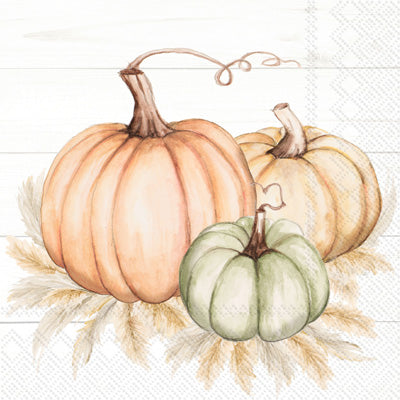 Cocktail Napkins - Pumpkin Trio