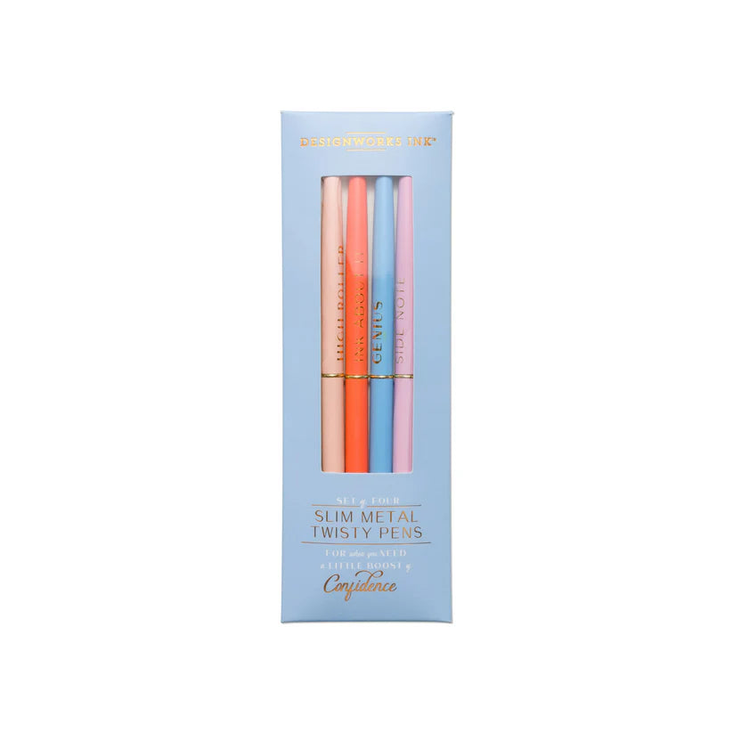 Twisty Pen Set - Blue