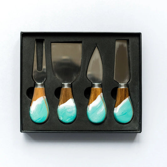 Caribbean Blue Cheese Knives