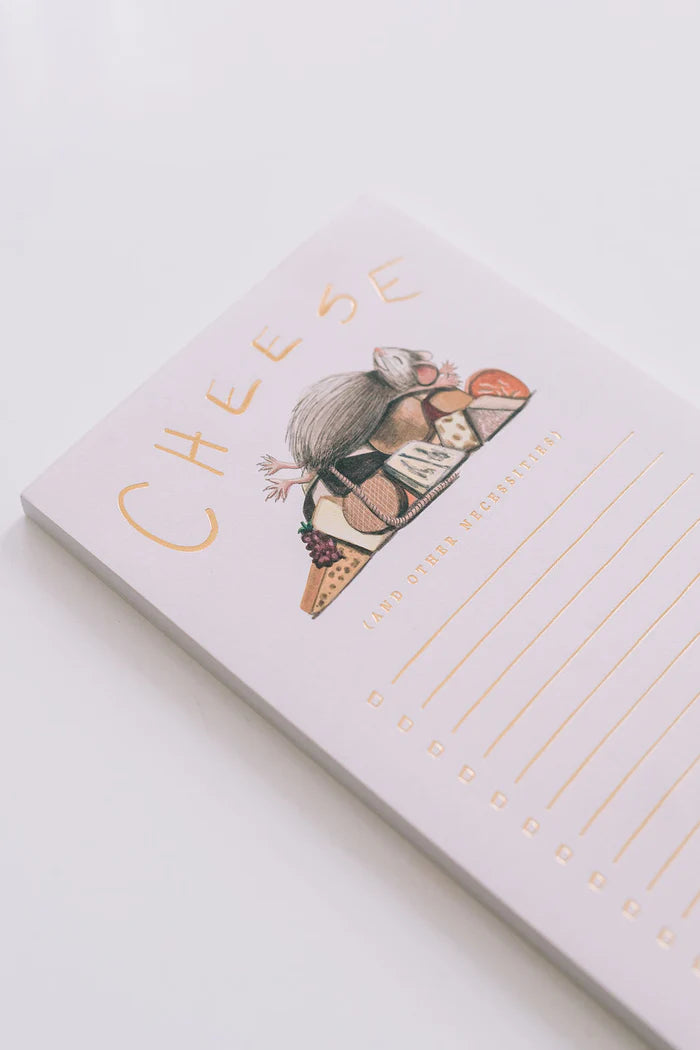 Cheese & Necessities Notepad