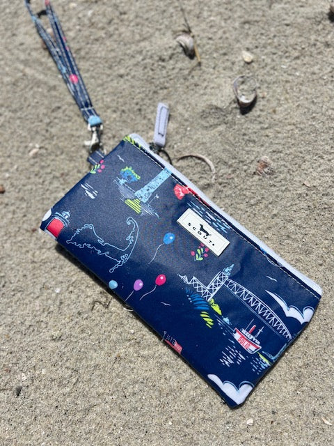 Kate Wristlet - Navy Cape Cod Landmark *Exclusive*