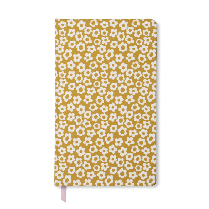 Soft Journal - Ochre Groovy Floral