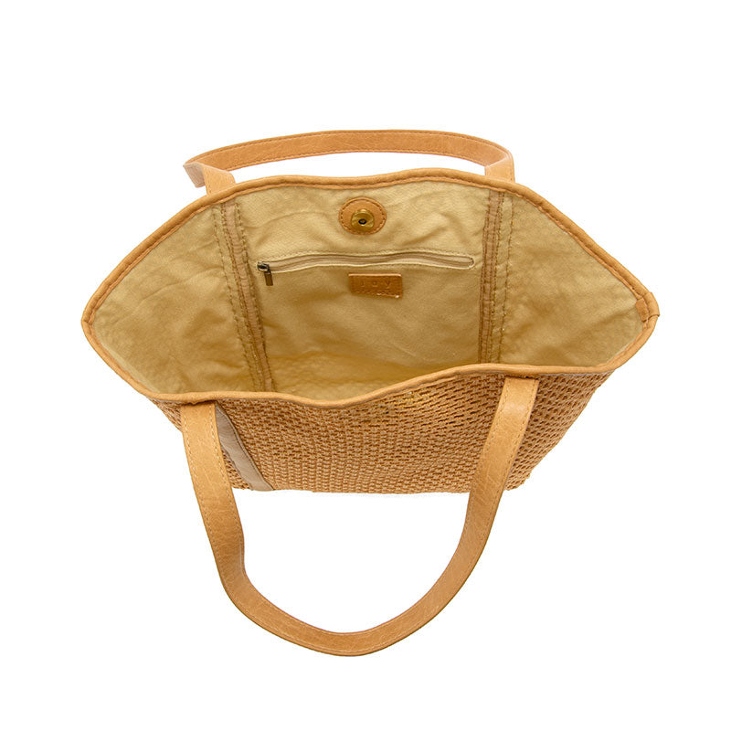 Haven Open Weave Tote - Natural