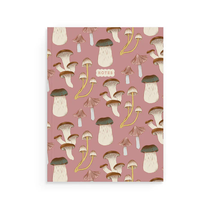 Pink Mushroom Notebook