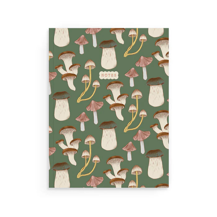 Green Mushroom Notebook