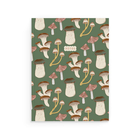 Green Mushroom Notebook