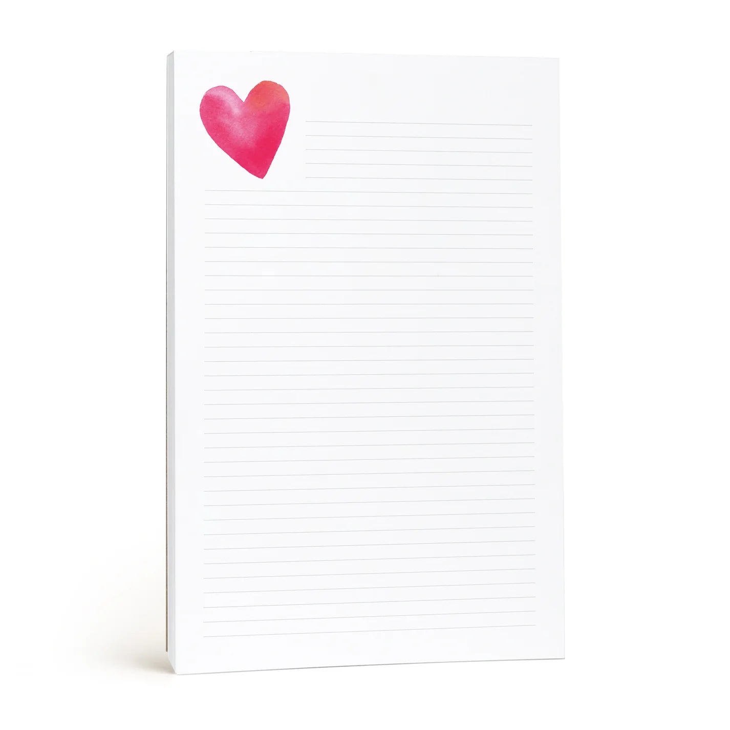 Heart Lined Notepad