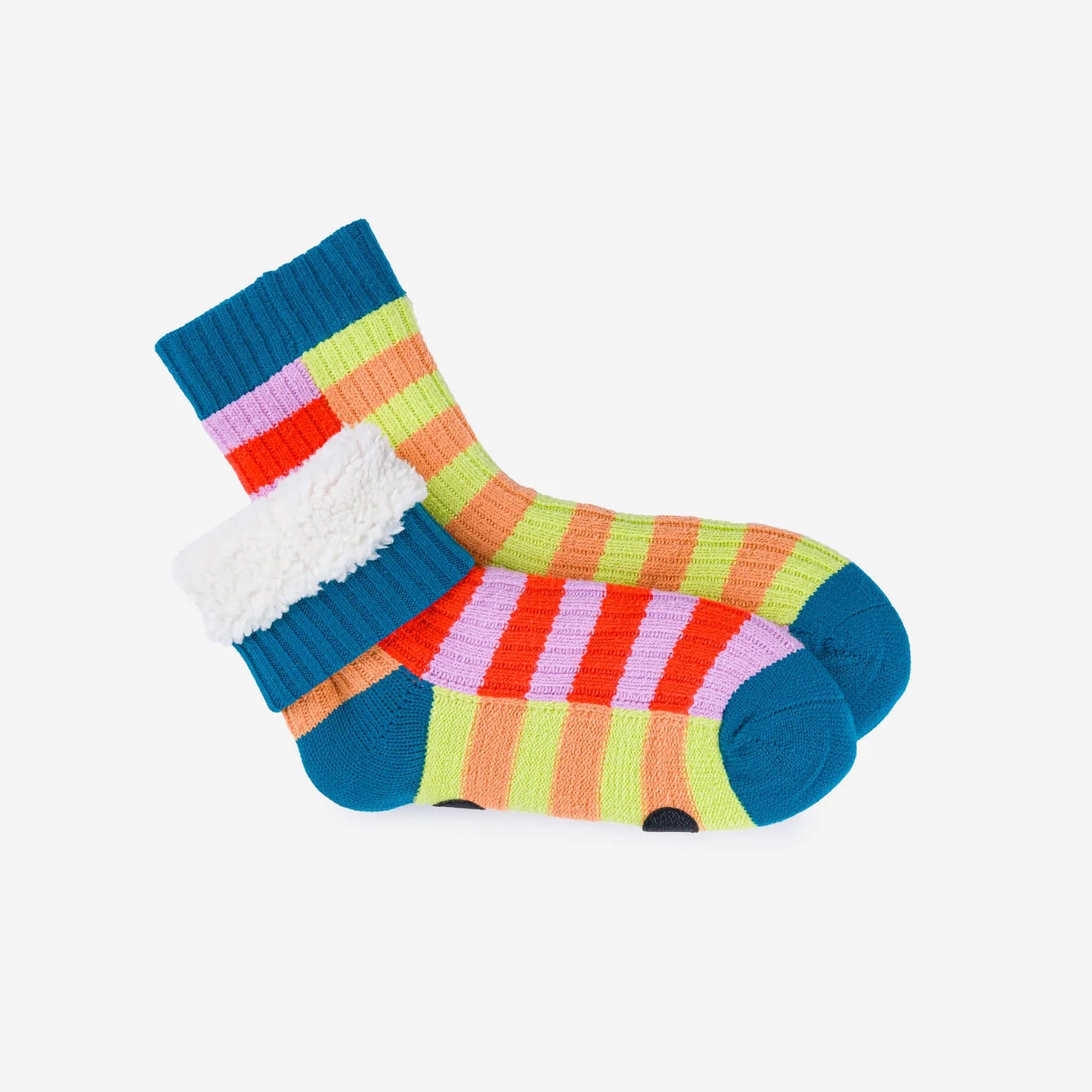 Super Stripe Knit House Socks