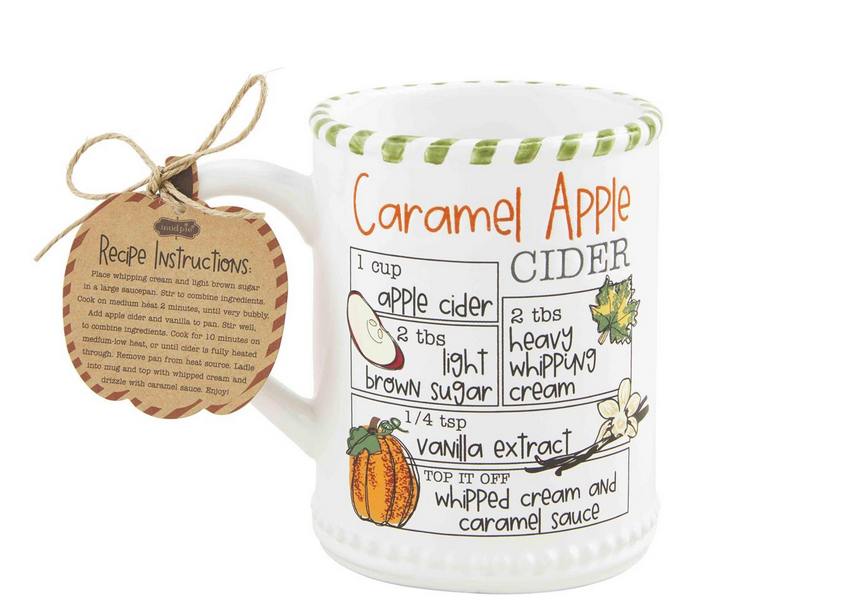 Caramel Apple Recipe Mug