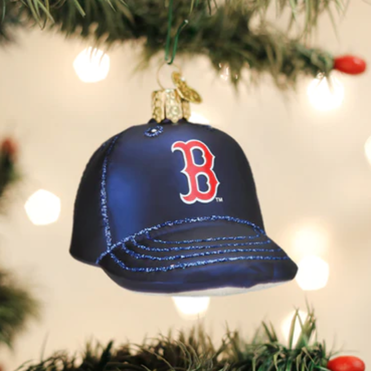 Red Sox Baseball Cap Ornament