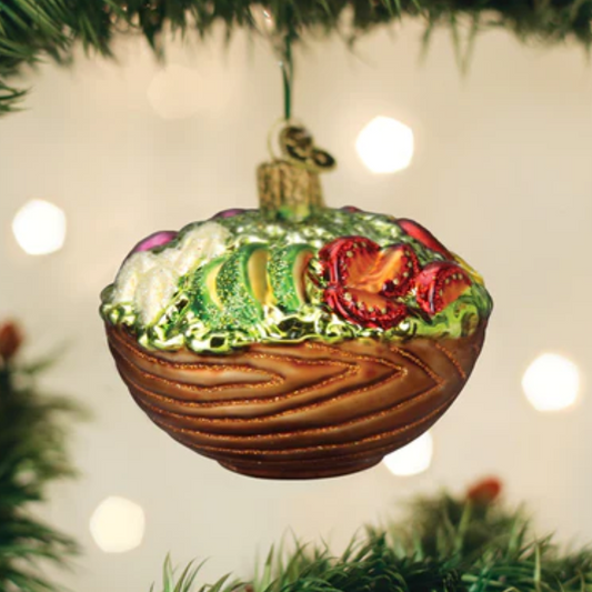 Bowl Of Salad Ornament