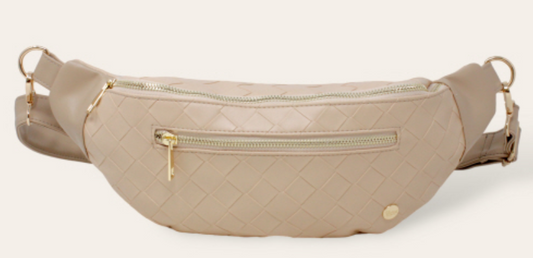 Oat Trendy Luxe Belt Bag Woven