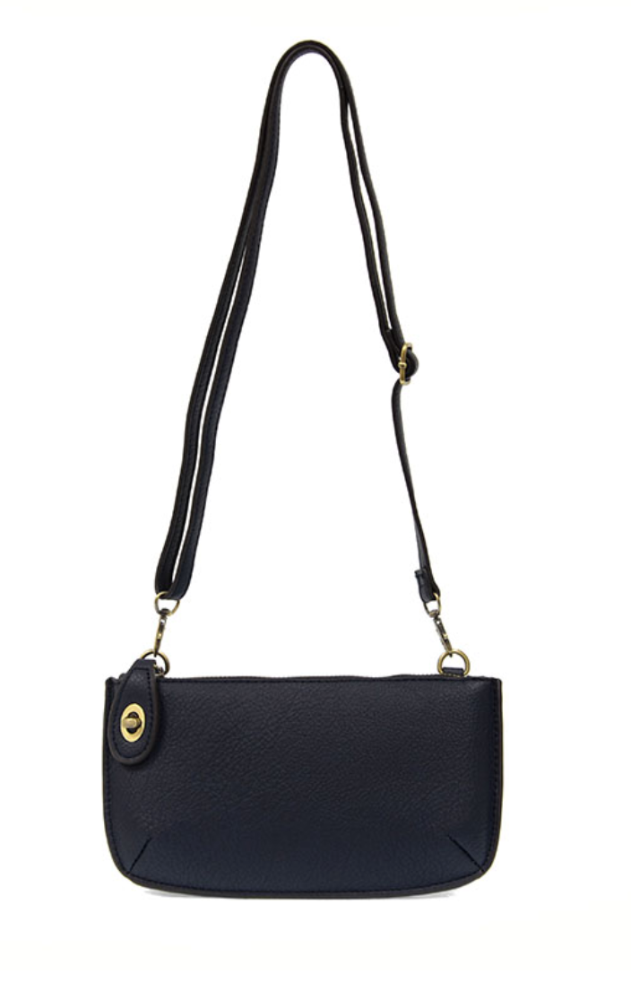 Mini Crossbody Wristlet Clutch - Midnight Blue