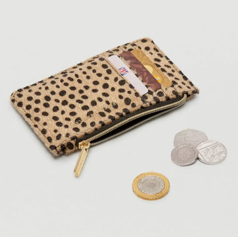 Rectangle Card Wallet - Leopard